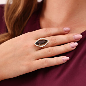 14 Ayar Altın Taşlı Yüzük