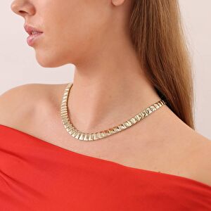 Eta Dikdörtgen Formlu 14 Ayar Altın Set