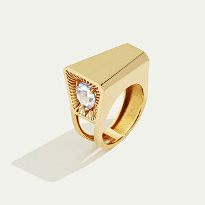 Electra 14 Ayar Altın Taşlı Yüzük