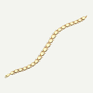 Eta 14 Ayar Altın Geometrik Formlu Taşlı Set