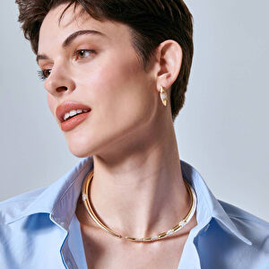 Vega 14 Ayar Altın Taşlı Set