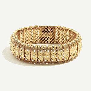 14 Ayar Altın Taş İşlemeli Set