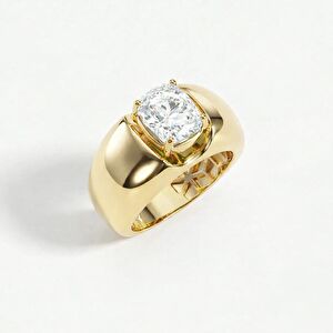 14 Ayar Altın Taşlı Yüzük