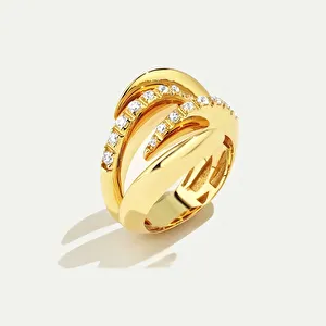 14 Ayar Altın Taşlı Yüzük