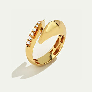 14 Ayar Altın Taşlı Yüzük