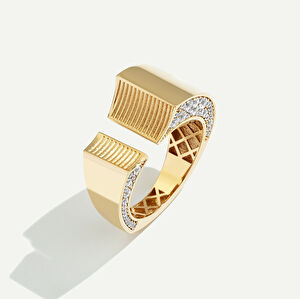 Electra 14 Ayar Altın Taşlı Yüzük