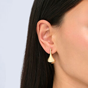 14 Ayar Altın Damla Küpe