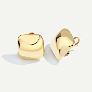 Eta 14 Ayar Altın Kare Küpe