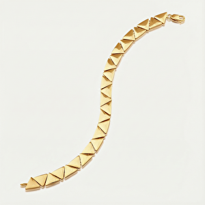 Eta Üçgen Formda 14 Ayar Altın Set