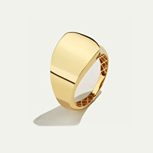 14 Ayar Altın Minimal Yüzük