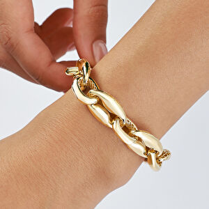 14 Ayar Altın Zincir Bileklik