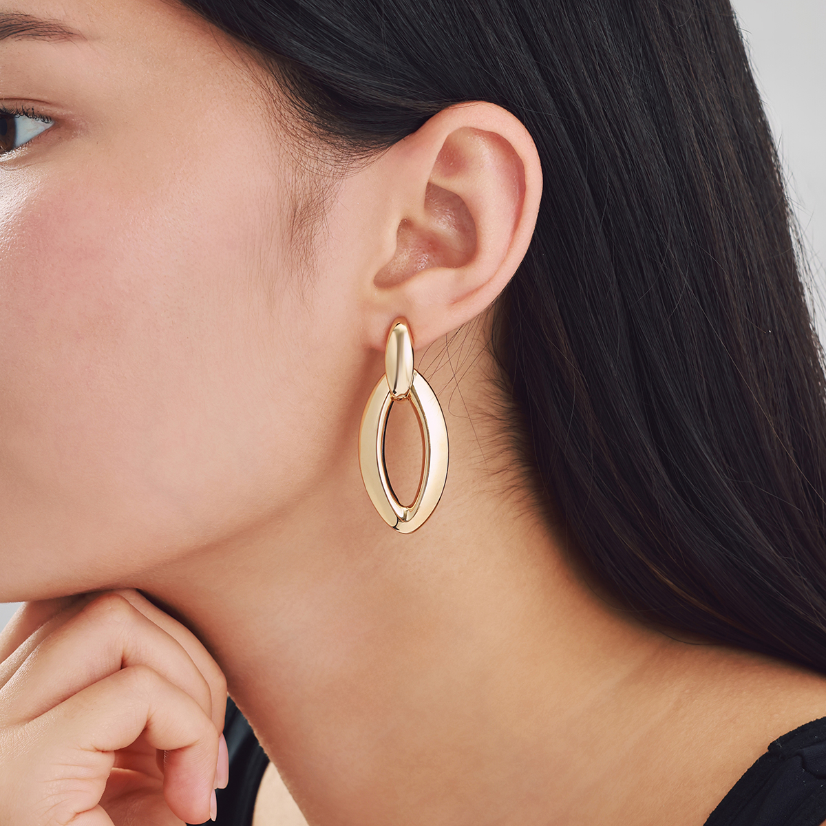 Regold Taşlı Küpe