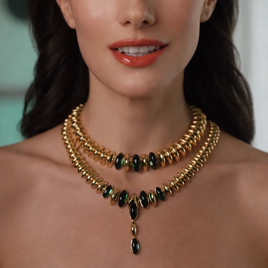 Eta 14 Ayar Altın Mavi Taşlı Kolye