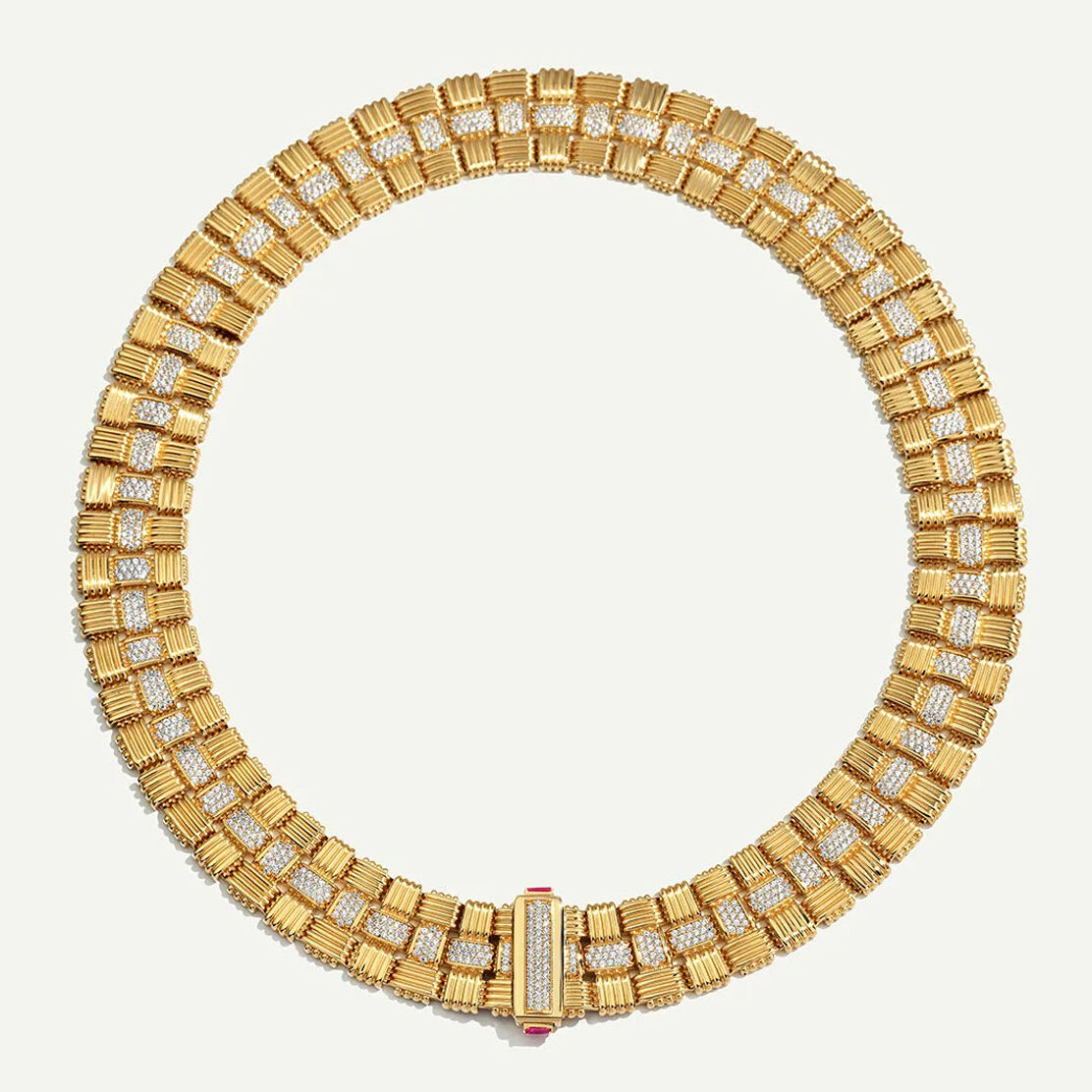 Electra 14 Ayar Altın Pembe Taşlı Set