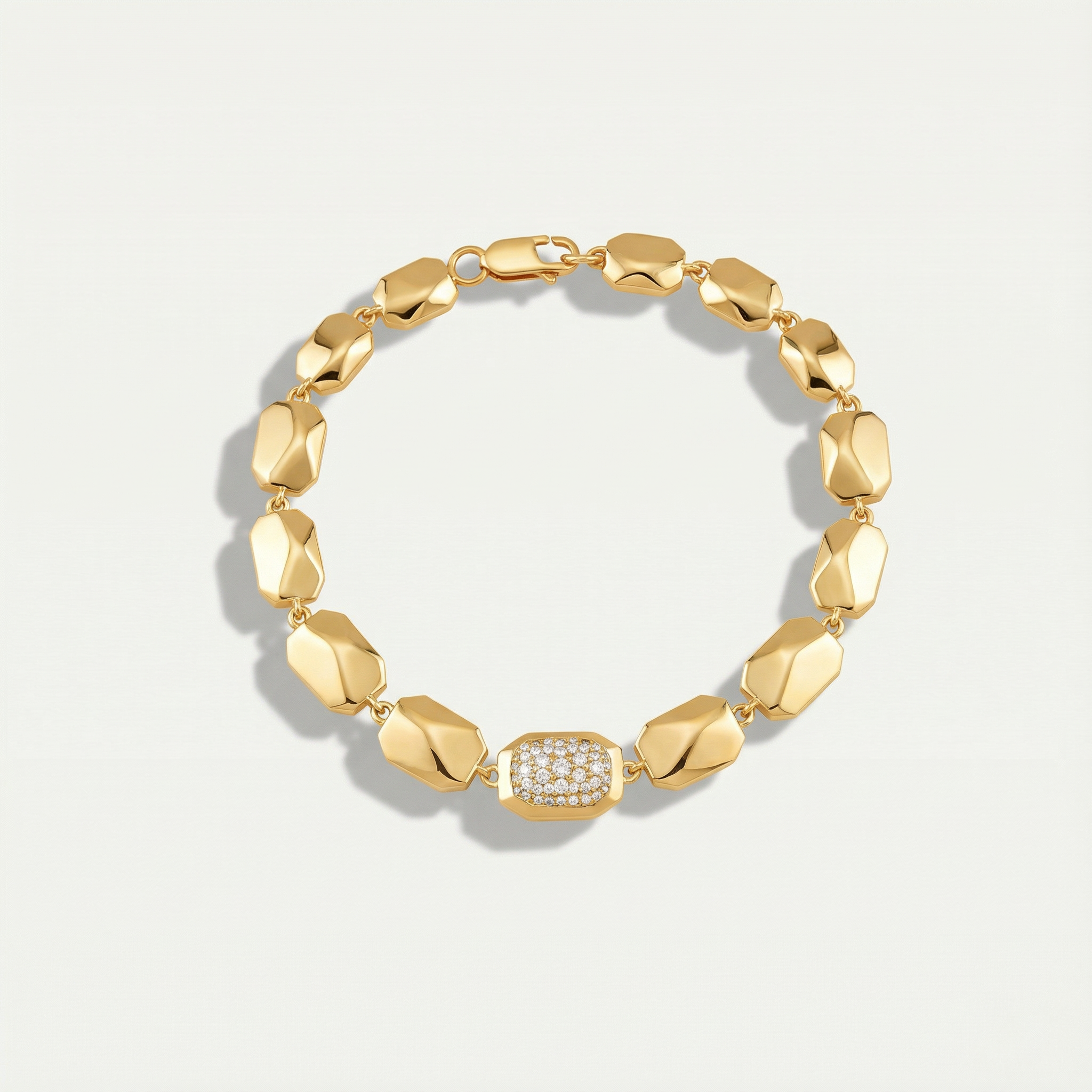 Eta 14 Ayar Altın Taşlı Set