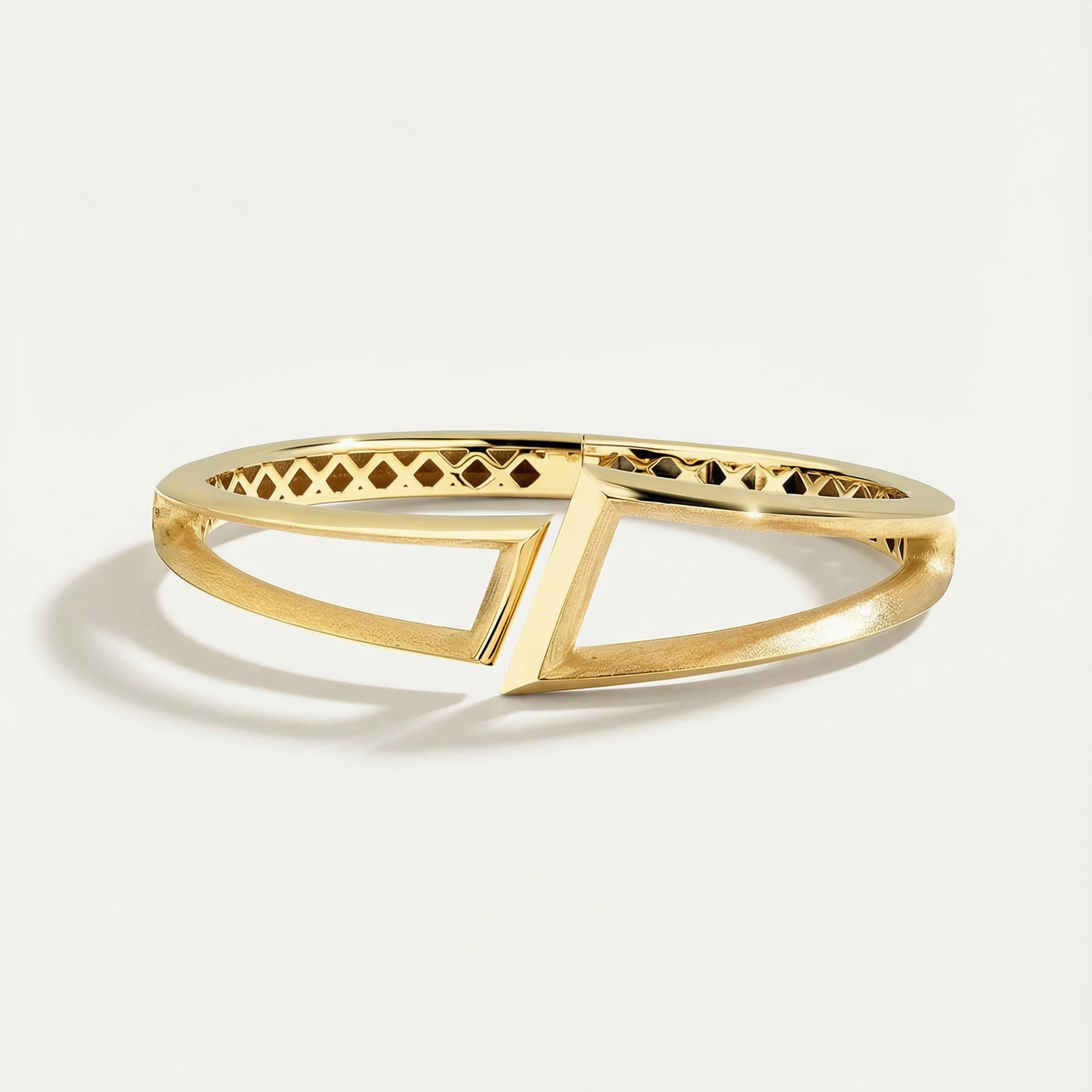 14 Ayar Altın Fırçalı Yüzeyli Set