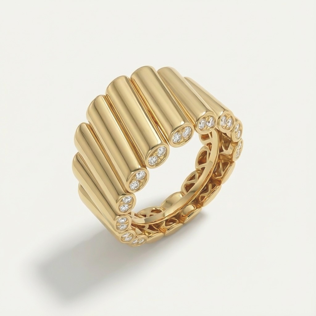 Electra 14 Ayar Taşlı  Altın Set