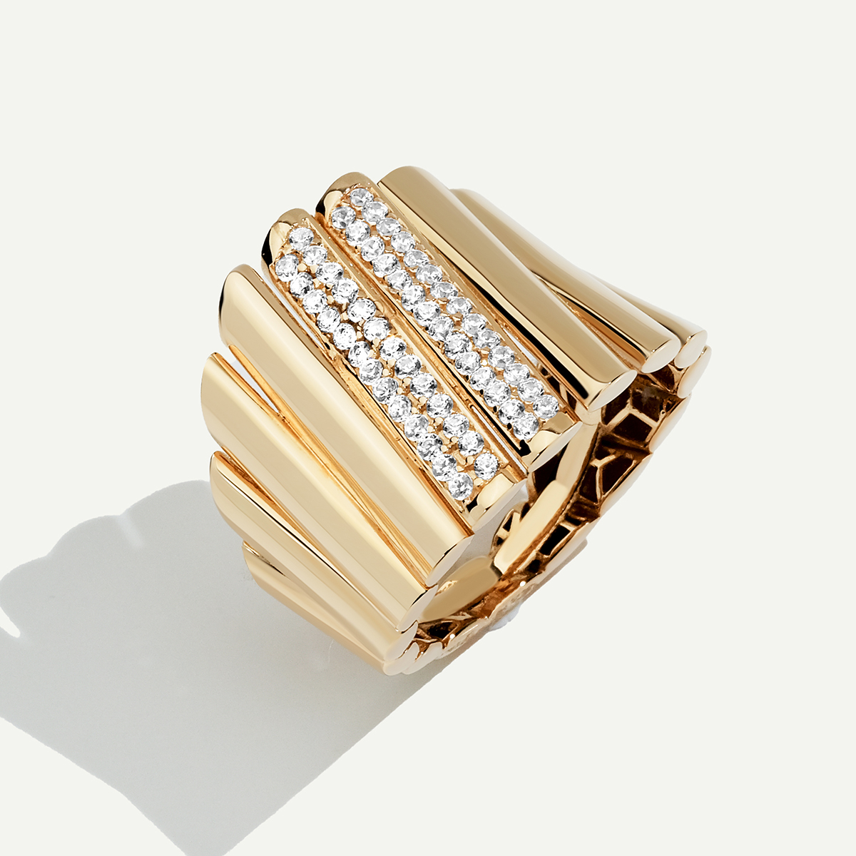 14 Ayar Taşlı  Altın Set