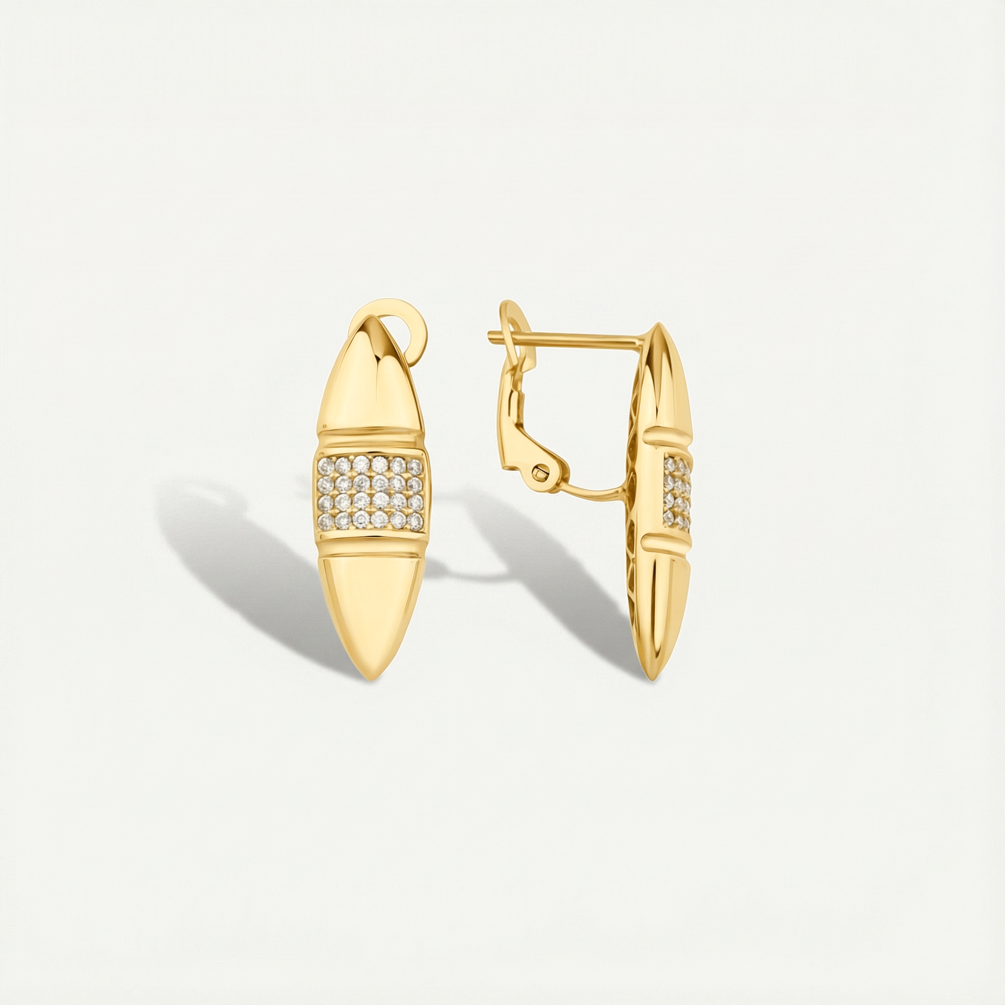 Vega 14 Ayar Altın Taşlı Set