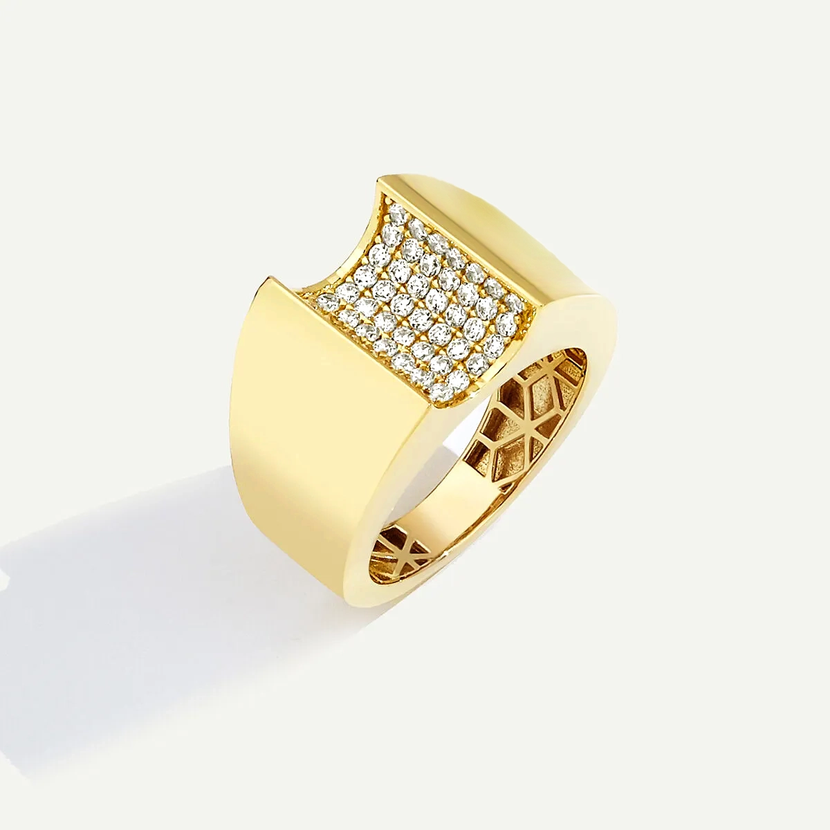 14 Ayar Altın Taşlı Yüzük