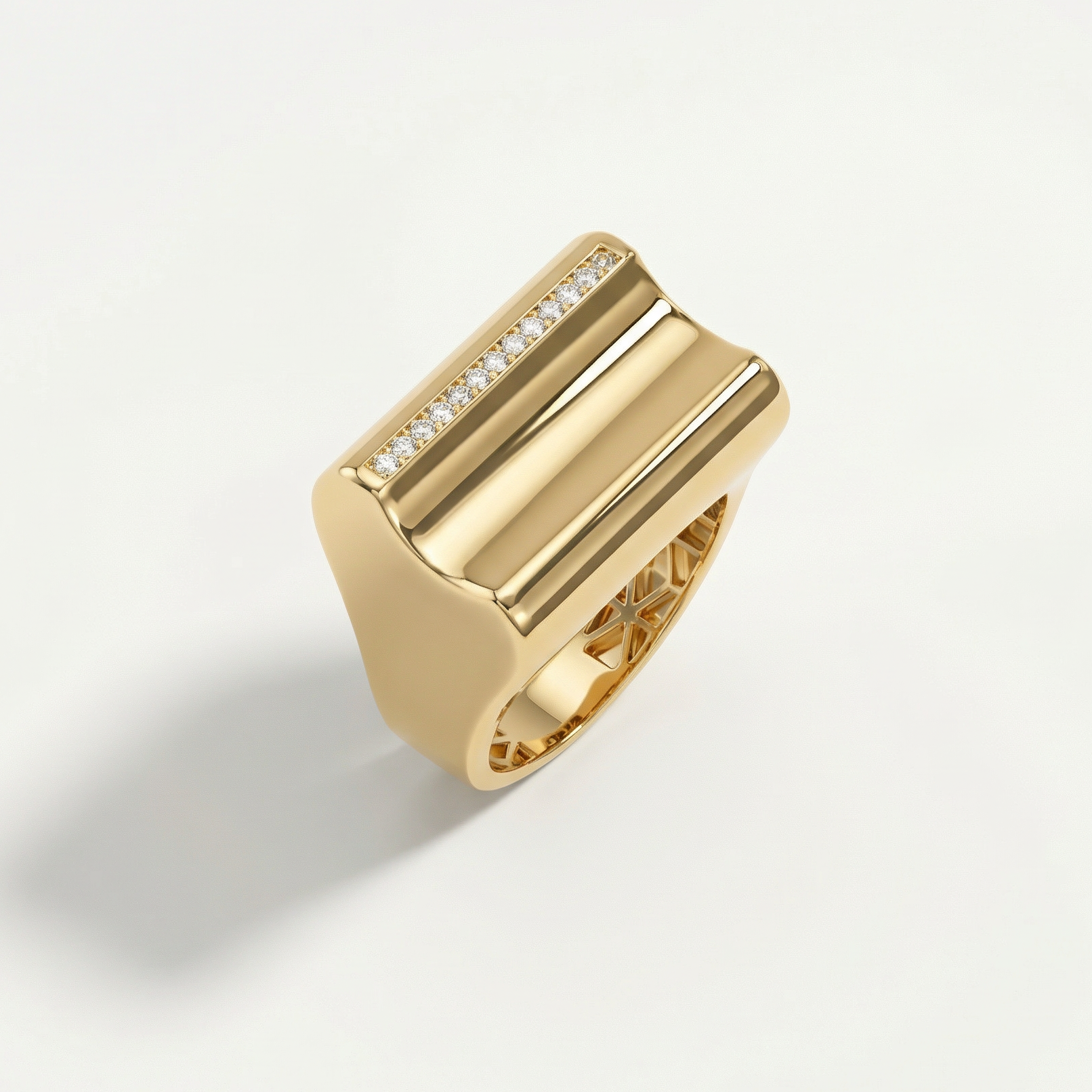 14 Ayar Altın Taşlı Yüzük