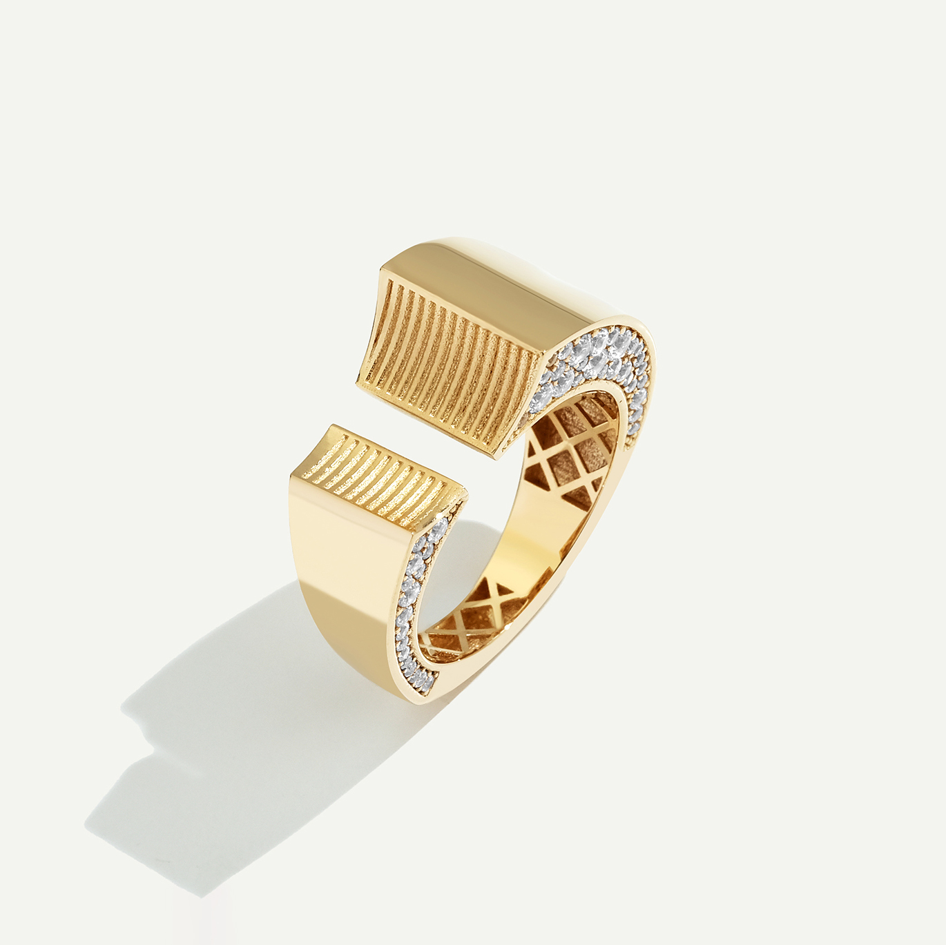 Electra 14 Ayar Altın Taşlı Yüzük