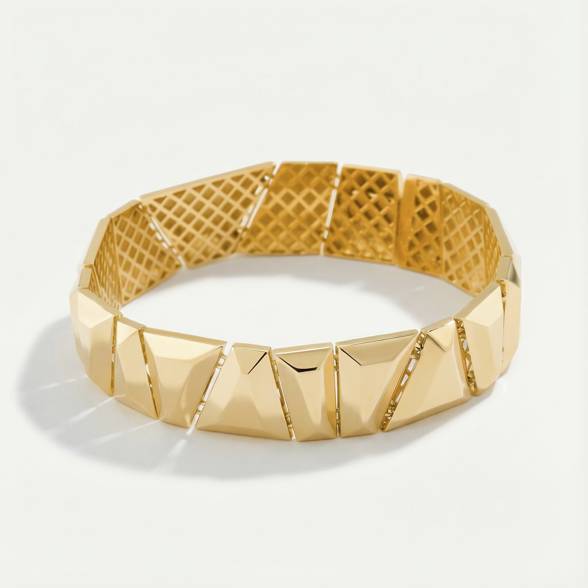 Eta 14 Ayar Altın Prizma Bileklik