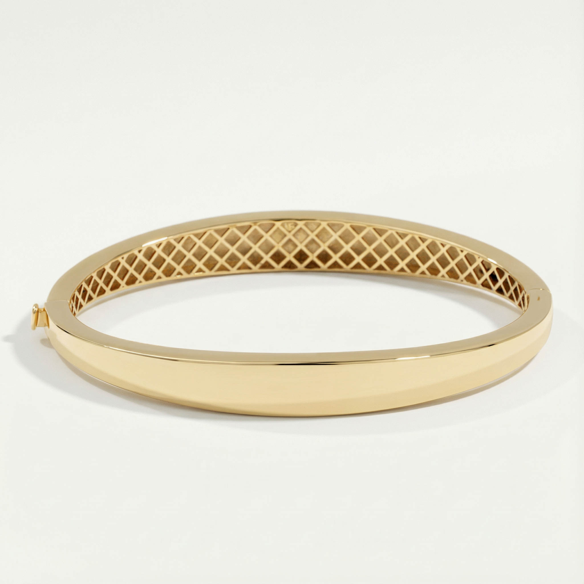 14 Ayar Altın Parlak Yüzeyli Kelepçe