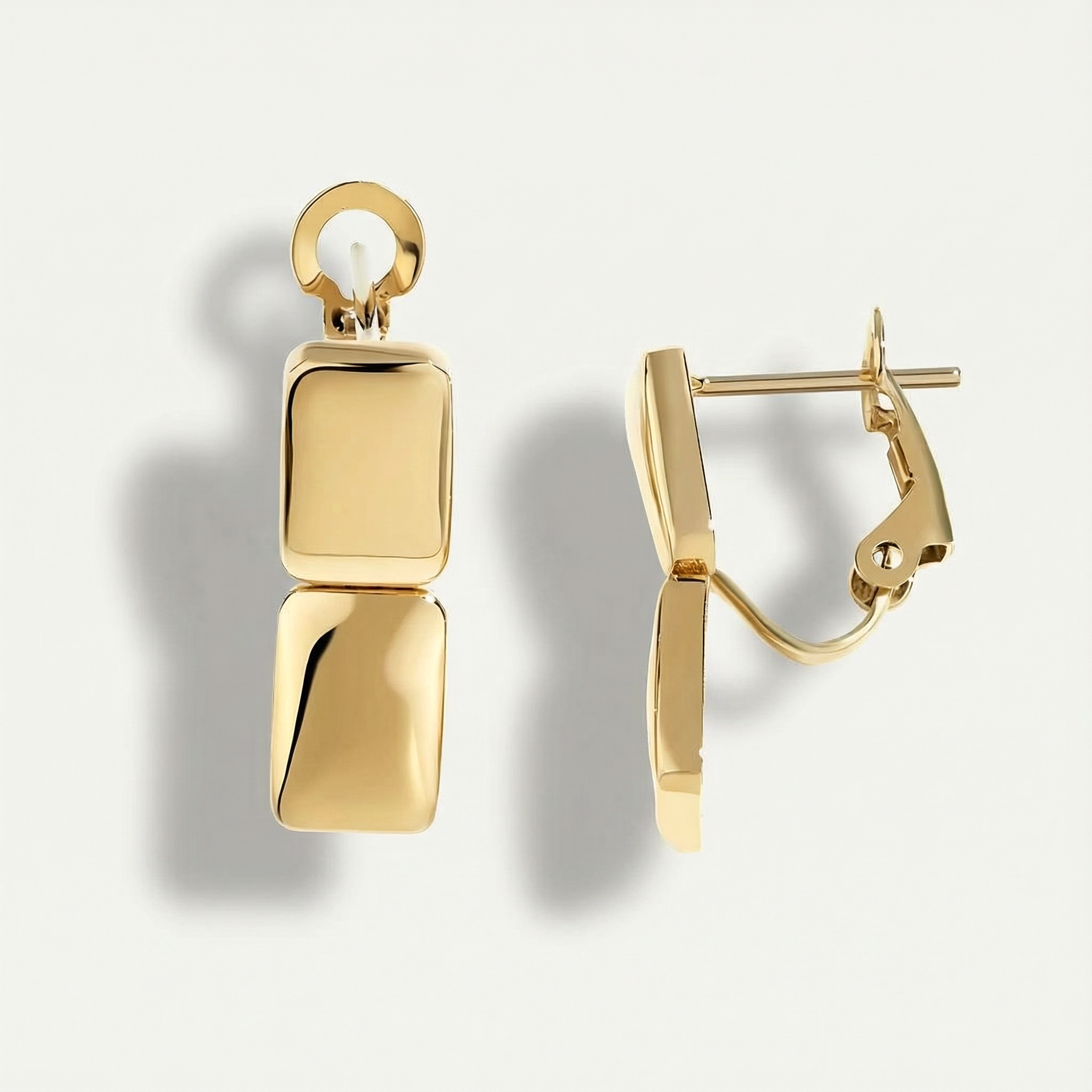 Eta Dikdörtgen Formlu 14 Ayar Altın Set