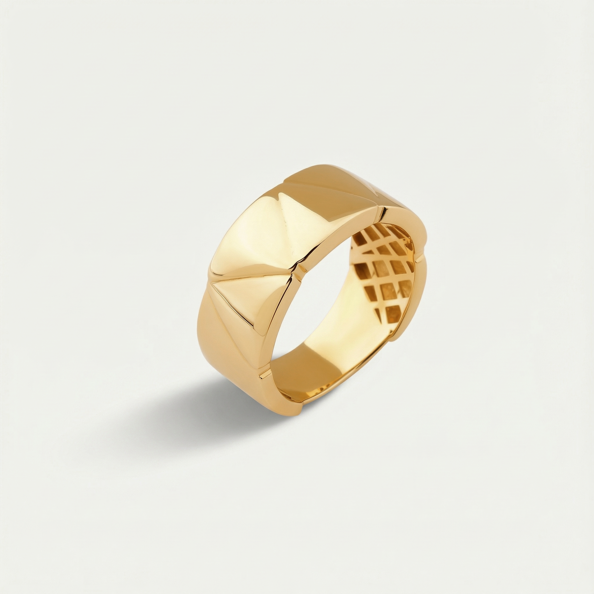 Eta Üçgen Formda 14 Ayar Altın Set