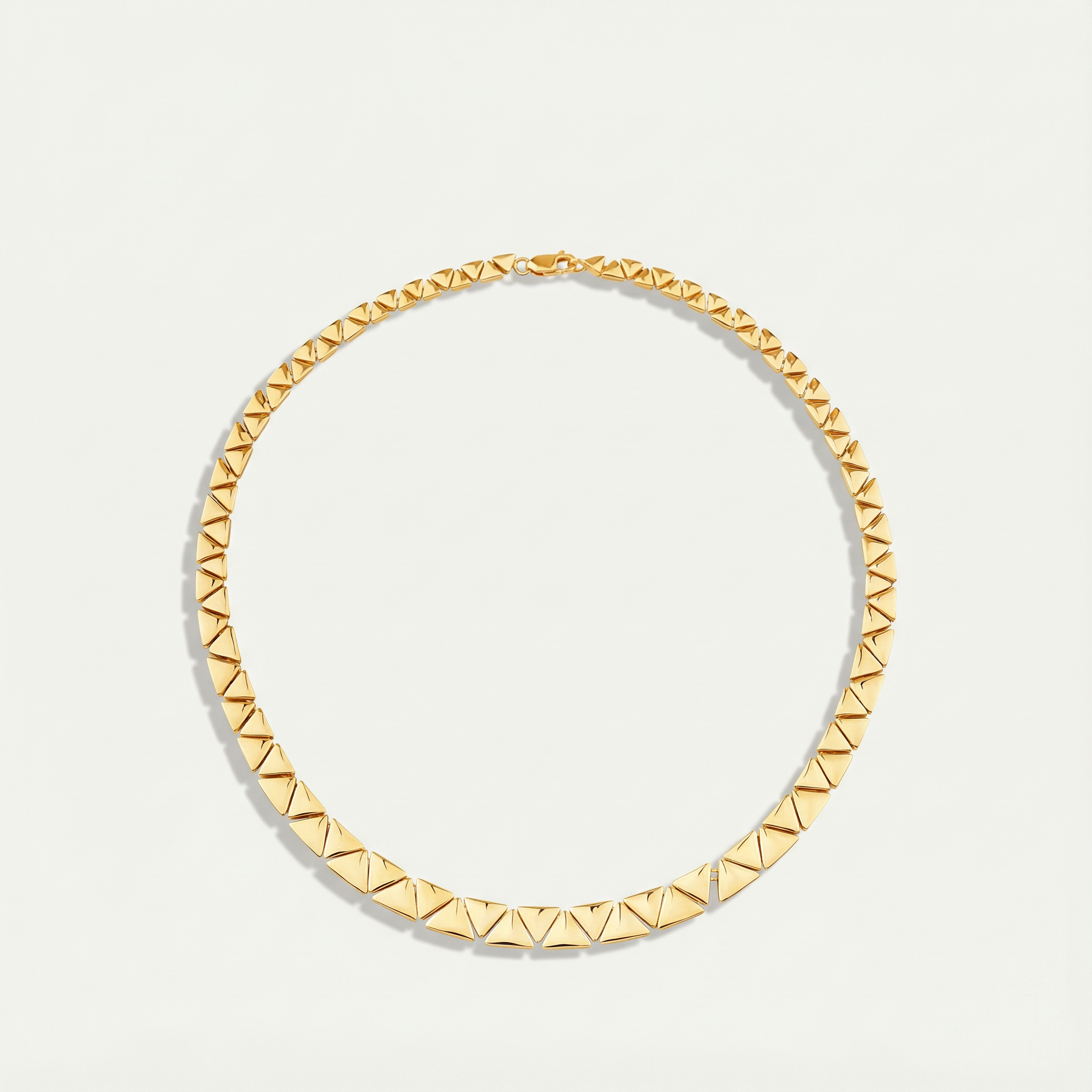 Eta Üçgen Formda 14 Ayar Altın Set