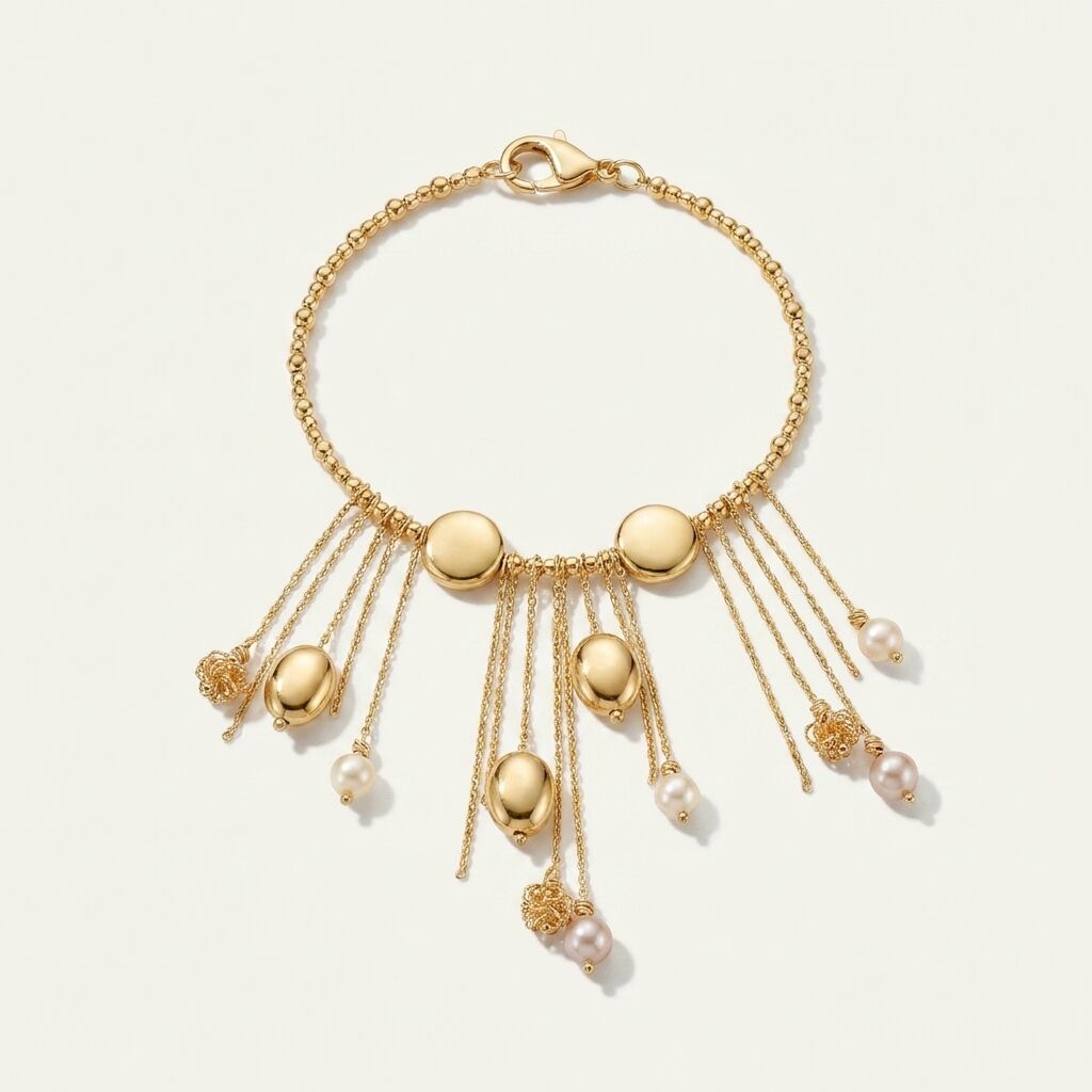 14 Ayar Altın Sallantılı Set